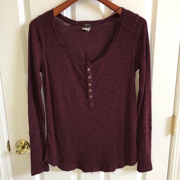 We the Free oversized knit Henley - Picture 4 of 11